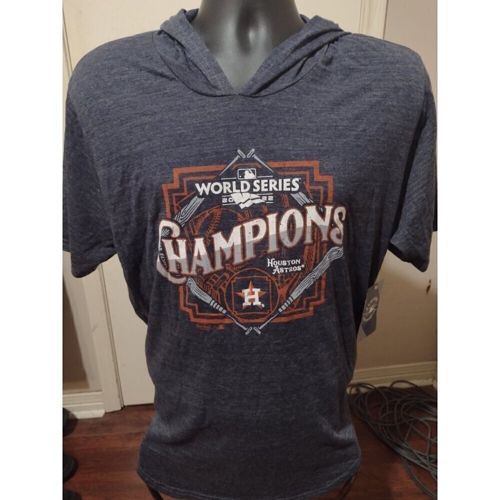 New Houston Astros Women's Hoodie 2022 Champions Majestic Threads Size 2XL Blue - Picture 1 of 9